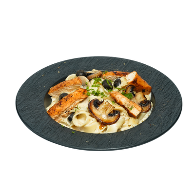 Fettuccine Creamy Mushroom Pasta