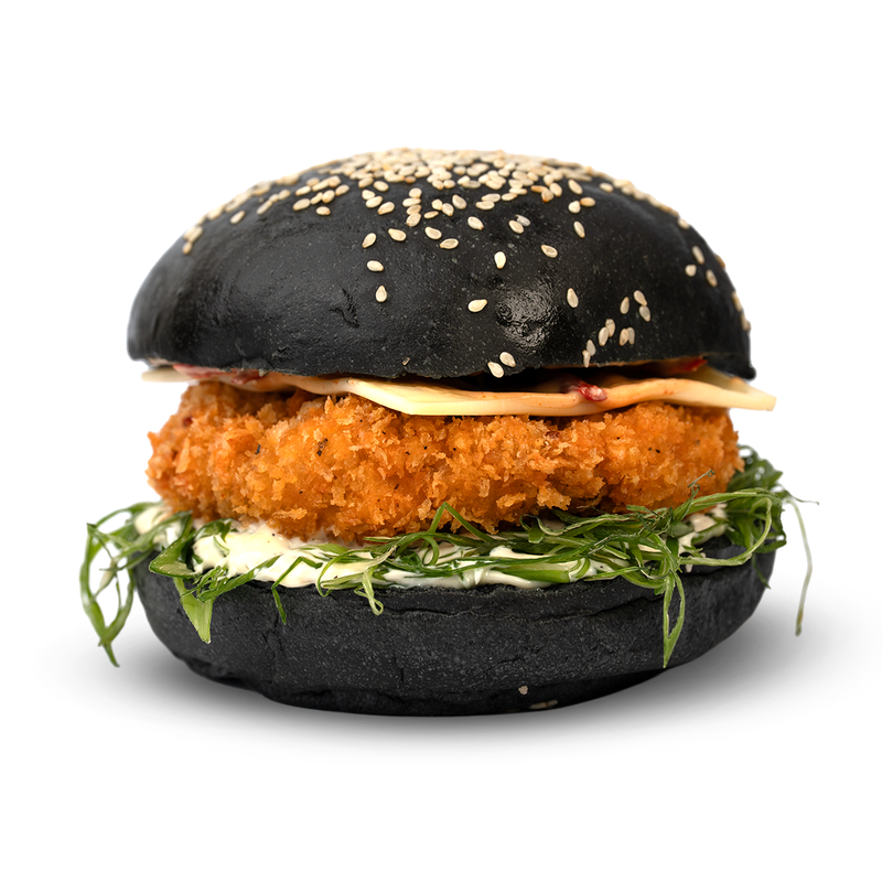 Orange Glaze Burger