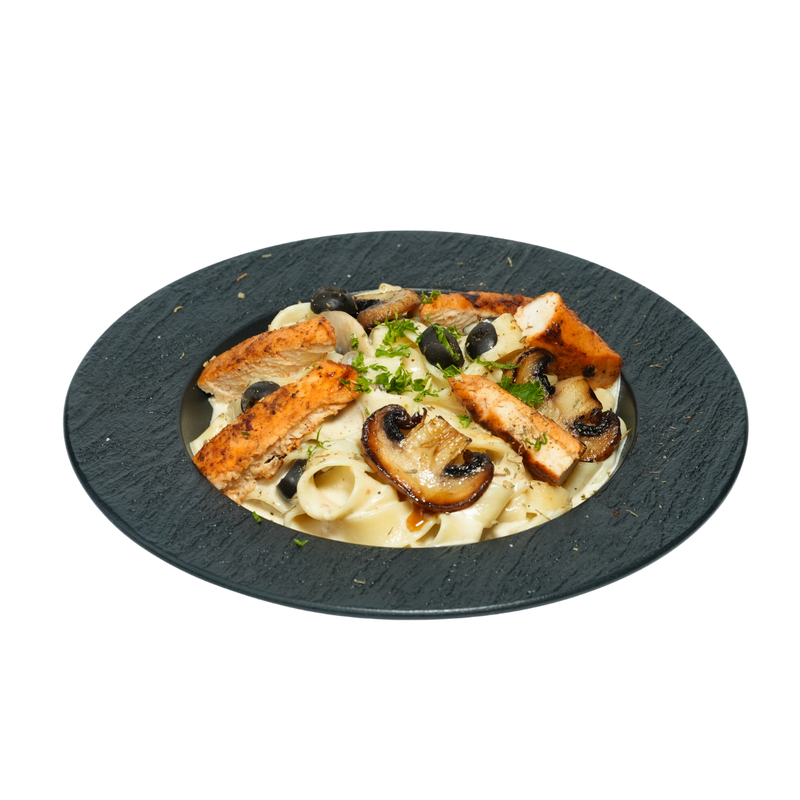 Fettuccine Creamy Mushroom Pasta