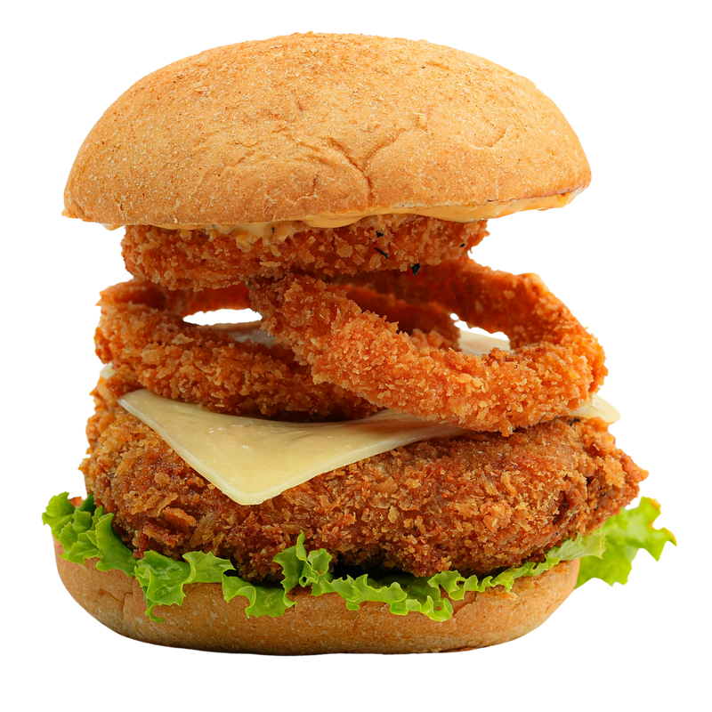 Tartar fish burger